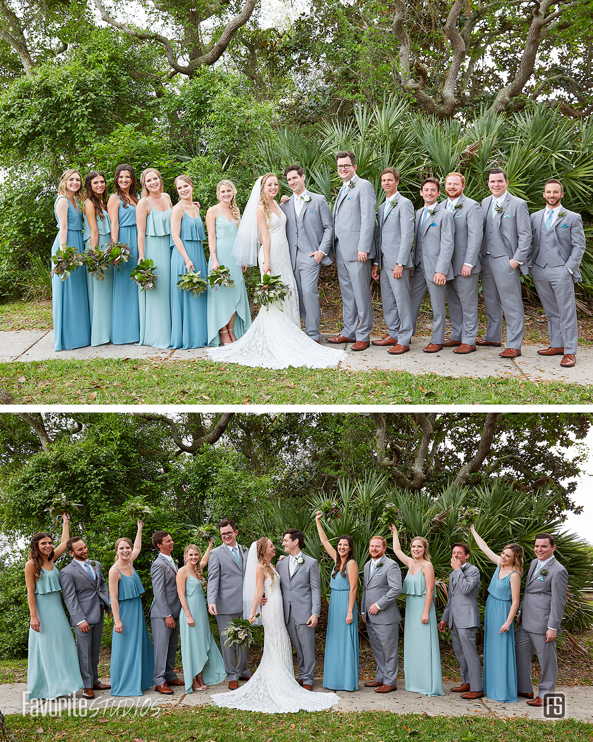 Posed Picture of Bridal Party